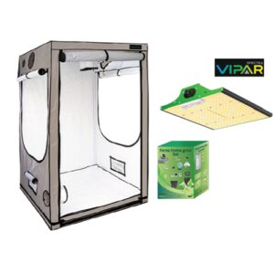 EU Home Complete Grow Box - 120x120x200cm + Vipar LED 100W + P600