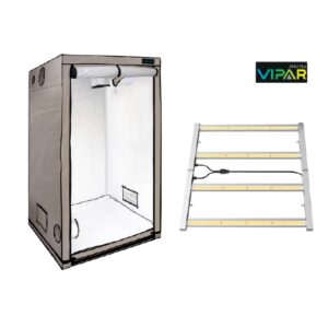 EU Home Complete Grow Box - 120x120x200cm + Vipar LED 300W + K3000